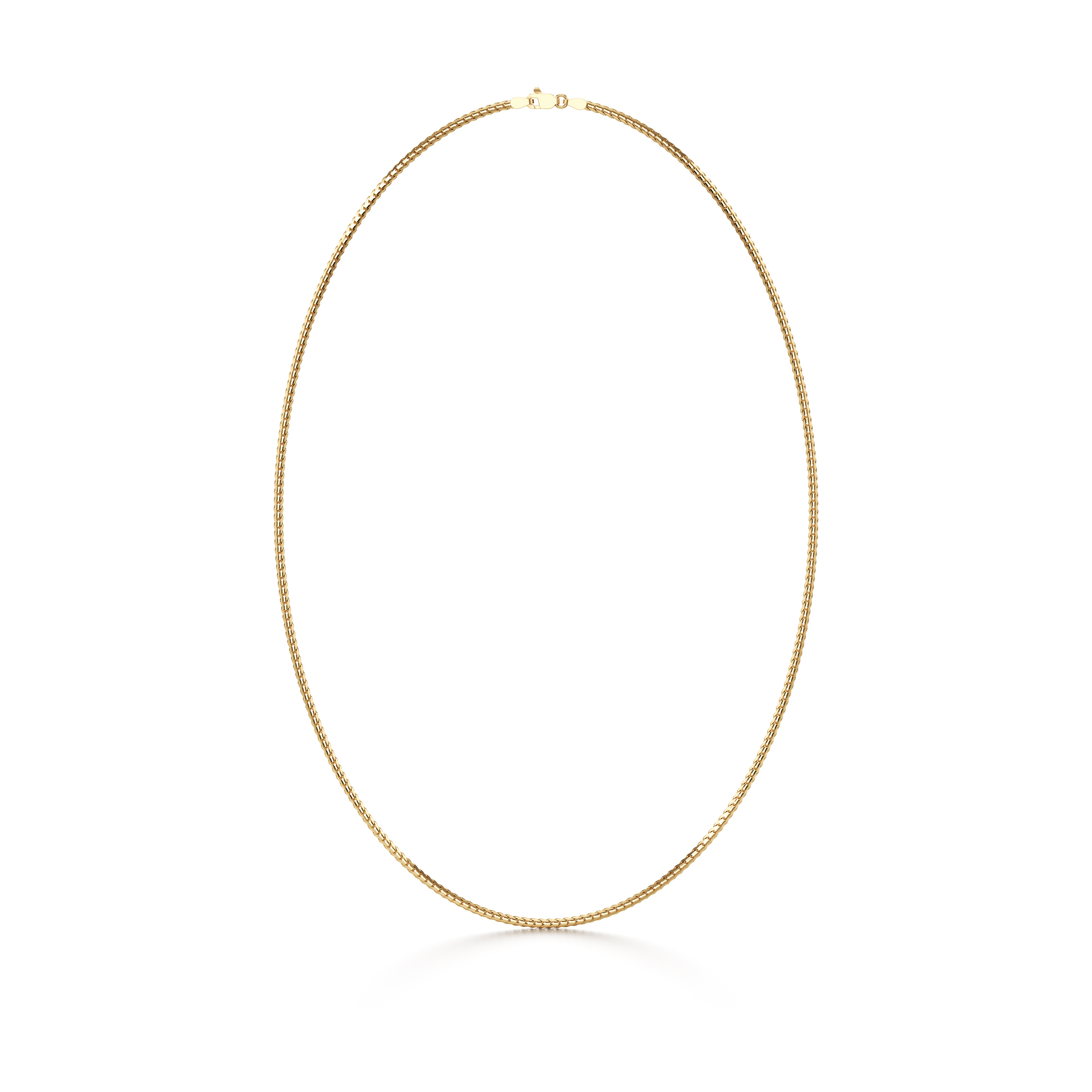 Gold Snake Chain with Lobster Claw Clasp