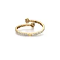Rolling on Ice Diamond Bracelet in Yellow 10k Gold