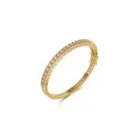 Glitzy Oval Diamond Bracelet in Yellow 10k Gold