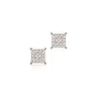 Fab Cubes Diamond Earrings in Rose 10k Gold