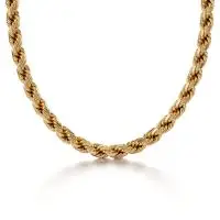 Rope Swag Chain in Yellow 10k Gold