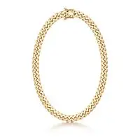 Lustrous Cuban Link Chain in Yellow 10k Gold