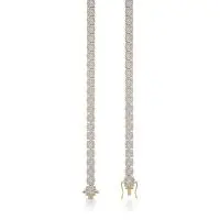 Exquizit Rapstar Diamond Necklace in Yellow 10k Gold