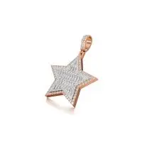 Starlight Diamond Pendant in Rose 10k Gold