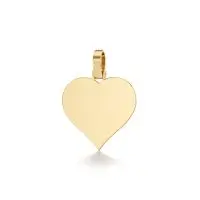 Heart Keepsake Diamond Pendant in Yellow 10k Gold