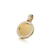 Glinting Keepsake Diamond Pendant in Yellow 10k Gold