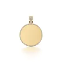 Maxi Rizzy Keepsake Diamond Pendant in Yellow 10k Gold