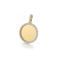 Fly Keepsake Diamond Pendant in Yellow 10k Gold