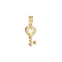 Love Unlocked Diamond Pendant in Yellow 10k Gold