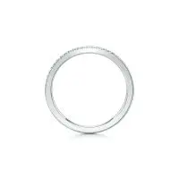 Dichrome Ring Band Diamond Ring in White 10k Gold