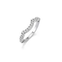 Regal Radiance Diamond Ring in White 10k Gold