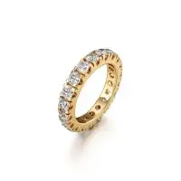Big Knockout Diamond Ring in Yellow 10k Gold