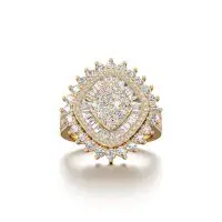 Garish Diamond Diamond Ring in Yellow 10k Gold