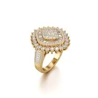 Garish Diamond Diamond Ring in Yellow 10k Gold