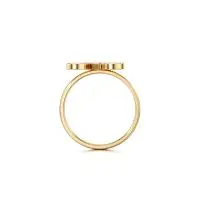 Swanky A Diamond Ring in Yellow 10k Gold