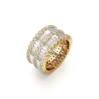 Tiered Imperial Diamond Ring in Yellow 10k Gold