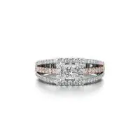 Killah Dichrome Diamond Ring in Rose 14k Gold