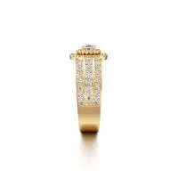 Bijoux Triad Diamond Ring in Yellow 10k Gold