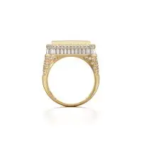 Flashy Biggie Diamond Ring in Yellow 10k Gold