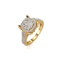 Together Forever Diamond Ring in Yellow 10k Gold