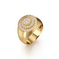 Game Changer Diamond Ring in Yellow 10k Gold
