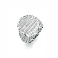 Bonzer Bling Diamond Ring in White 10k Gold