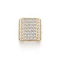 Rich Boss Diamond Ring in Yellow 10k Gold