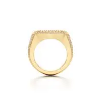 Big Rock Diamond Ring in Yellow 10k Gold