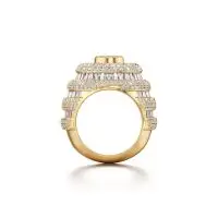Blingy Biggie Diamond Ring in Yellow 10k Gold