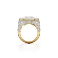Glary Biggie Diamond Ring in Yellow 10k Gold