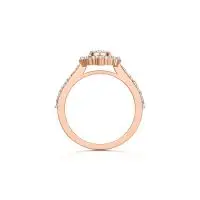 Swanky Marquise Diamond Ring in Rose 10k Gold