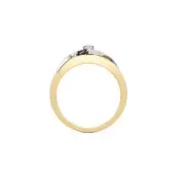 Queen Femme Diamond Ring in Yellow 10k Gold