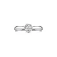 Bright Bliss Diamond Ring in White 10k Gold