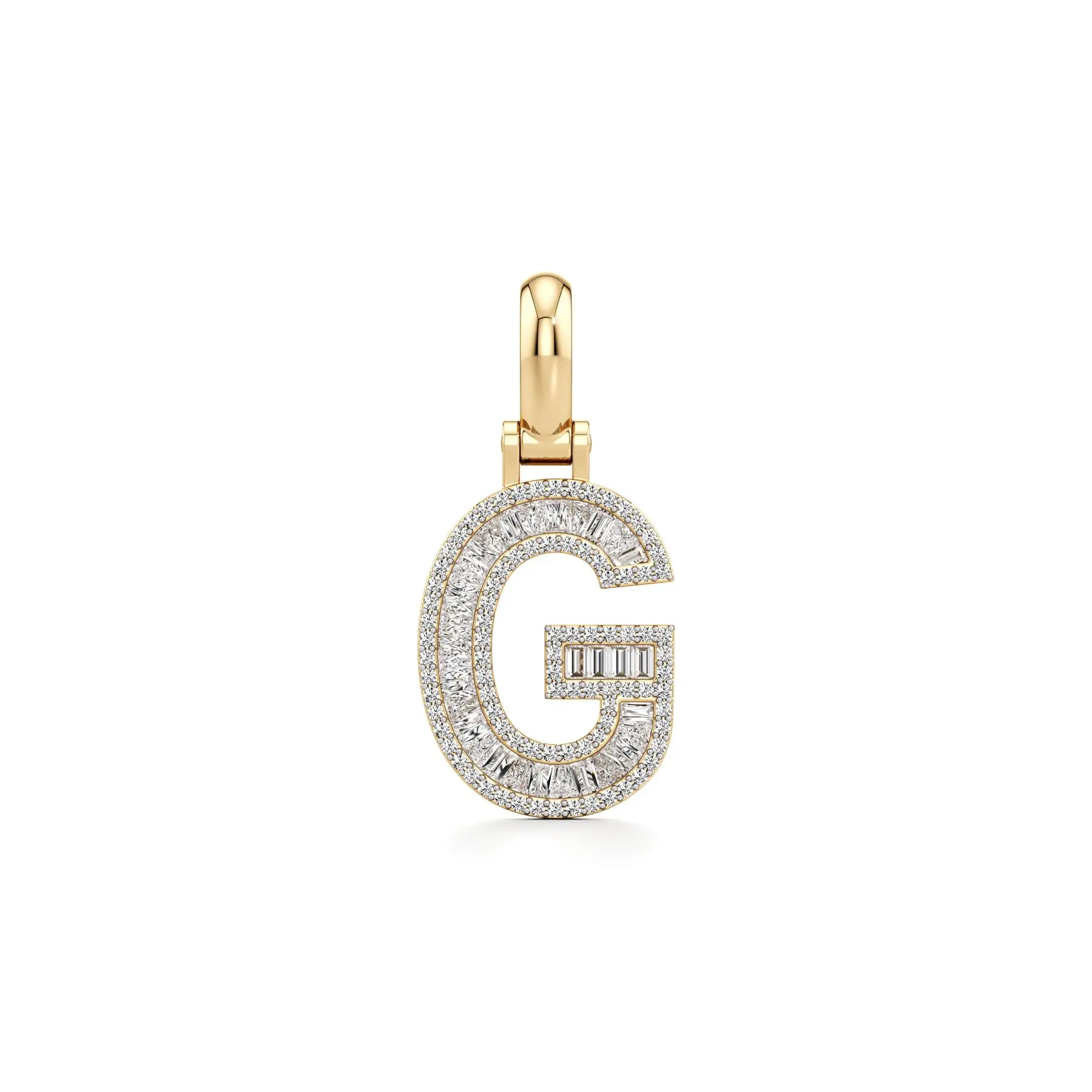 Golden Glory Diamond Pendant in Yellow 10k Gold