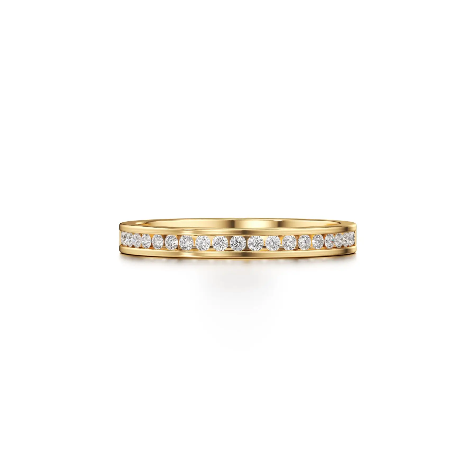 Vibing Brilliant Diamond Ring in Yellow 10k Gold