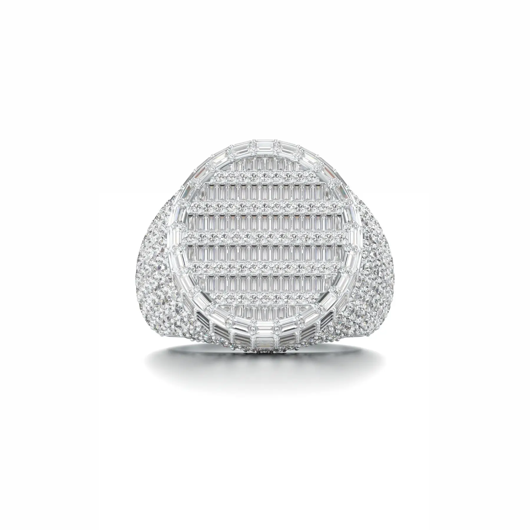 Bonzer Bling Diamond Ring in White 10k Gold