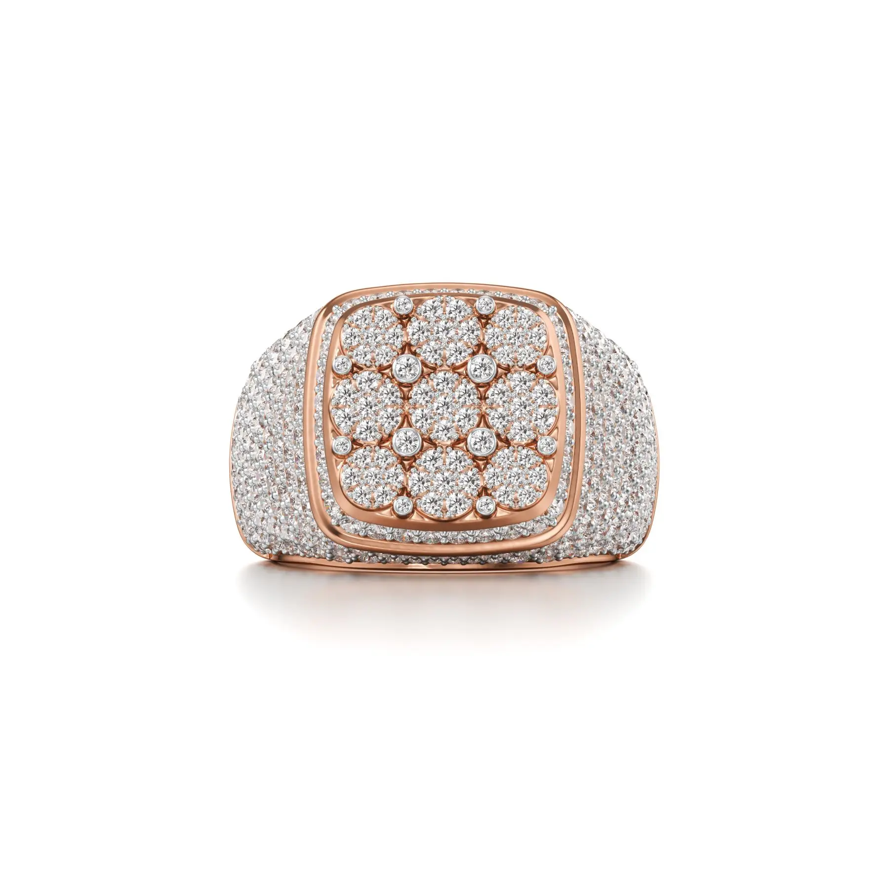 Glary Garden Diamond Ring in Rose 10k Gold