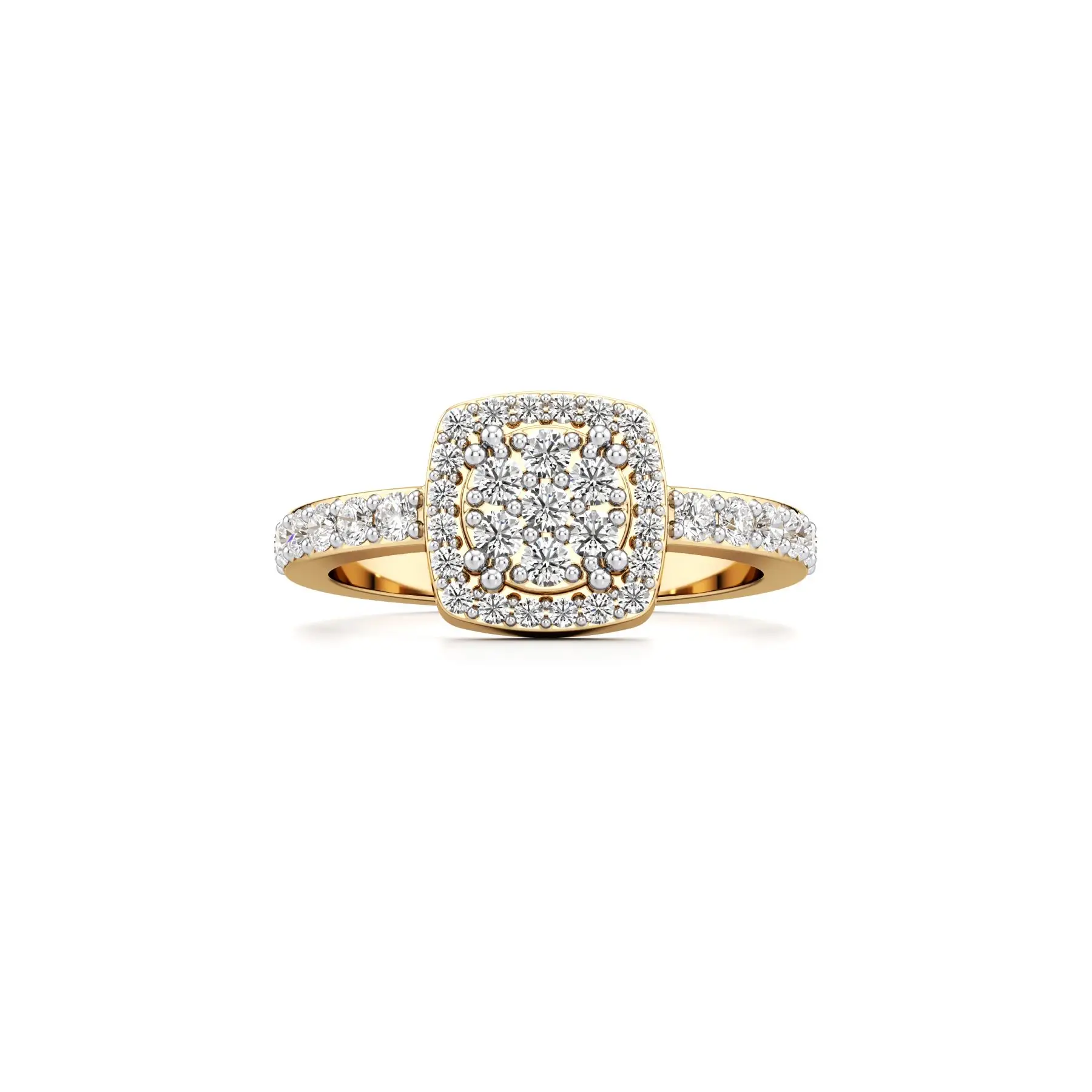 Forever Flair Diamond Ring in Yellow 10k Gold