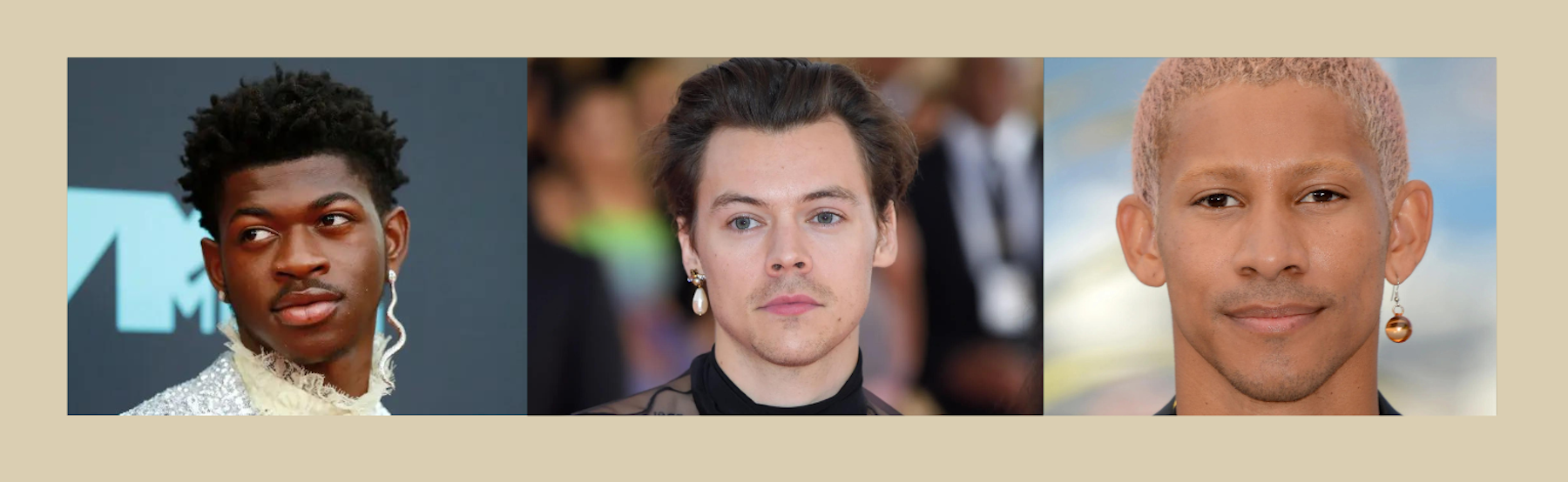 Celebrities wearing unbalanced earring