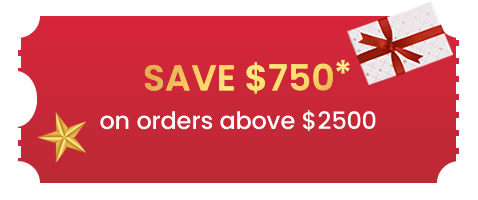 Massive savings: Save Up to $750 now